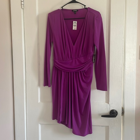 NWT Express Purple Dress - Picture 4 of 6